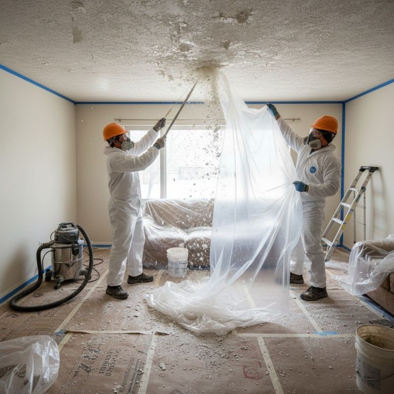 Stipple Ceiling Removal in Roswell, GA