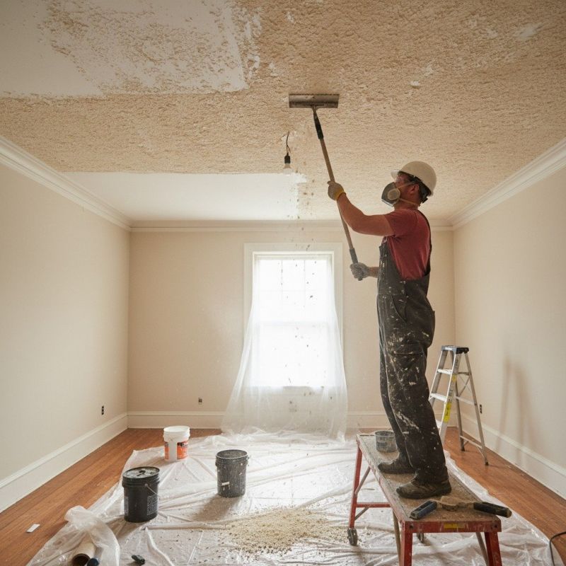 Knockdown Ceiling Removal in Scottsdale, AZ
