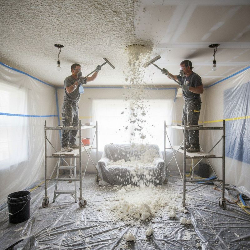 Knockdown Ceiling Removal in Kansas City, MO